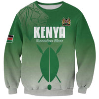 Custom Kenya Football Sweatshirt Go Champions Harambee Stars - Wonder Print Shop
