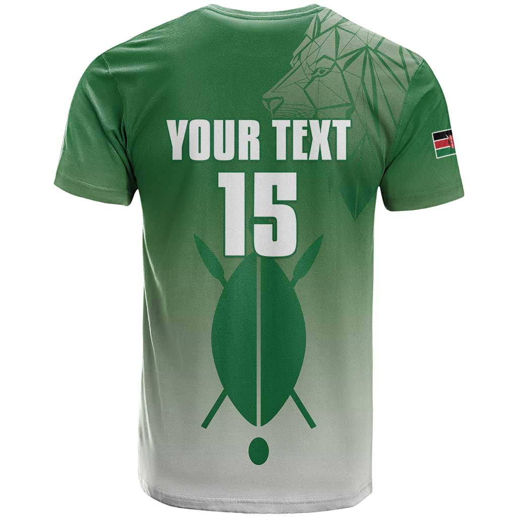 Custom Kenya Football T Shirt Go Champions Harambee Stars - Wonder Print Shop