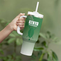 Custom Kenya Football Tumbler With Handle Go Champions Harambee Stars - Wonder Print Shop