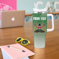 Custom Kenya Football Tumbler With Handle Go Champions Harambee Stars - Wonder Print Shop