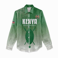 Custom Kenya Football Women Casual Shirt Go Champions Harambee Stars - Wonder Print Shop