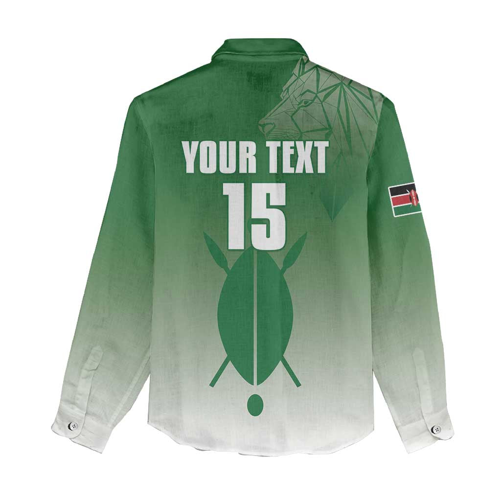 Custom Kenya Football Women Casual Shirt Go Champions Harambee Stars - Wonder Print Shop