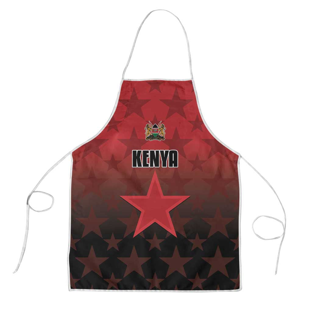 Kenya Football Apron Go Harambee Stars - Red Jersey - Wonder Print Shop