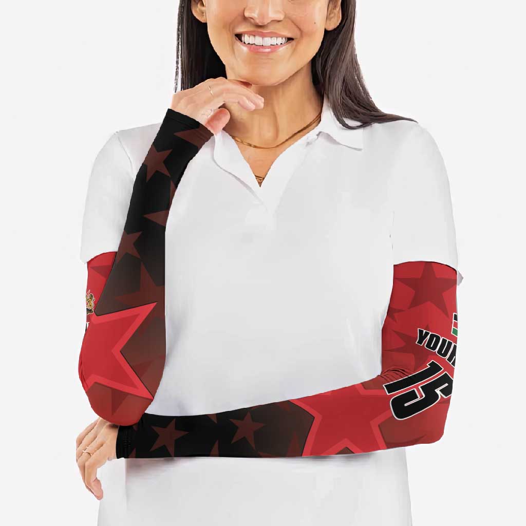 Kenya Football Arm Sleeves Go Harambee Stars - Red Jersey - Wonder Print Shop