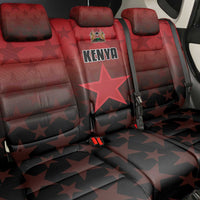 Kenya Football Back Car Seat Cover Go Harambee Stars - Red Jersey - Wonder Print Shop