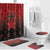 Kenya Football Bathroom Set Go Harambee Stars - Red Jersey - Wonder Print Shop