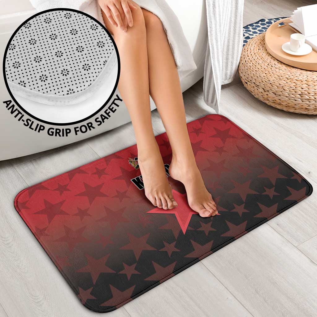 Kenya Football Bathroom Set Go Harambee Stars - Red Jersey - Wonder Print Shop