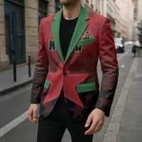 Custom Kenya Football Blazer Go Harambee Stars - Red Jersey - Wonder Print Shop