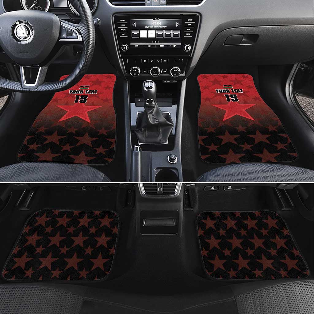 Kenya Football Car Mats Go Harambee Stars - Red Jersey - Wonder Print Shop