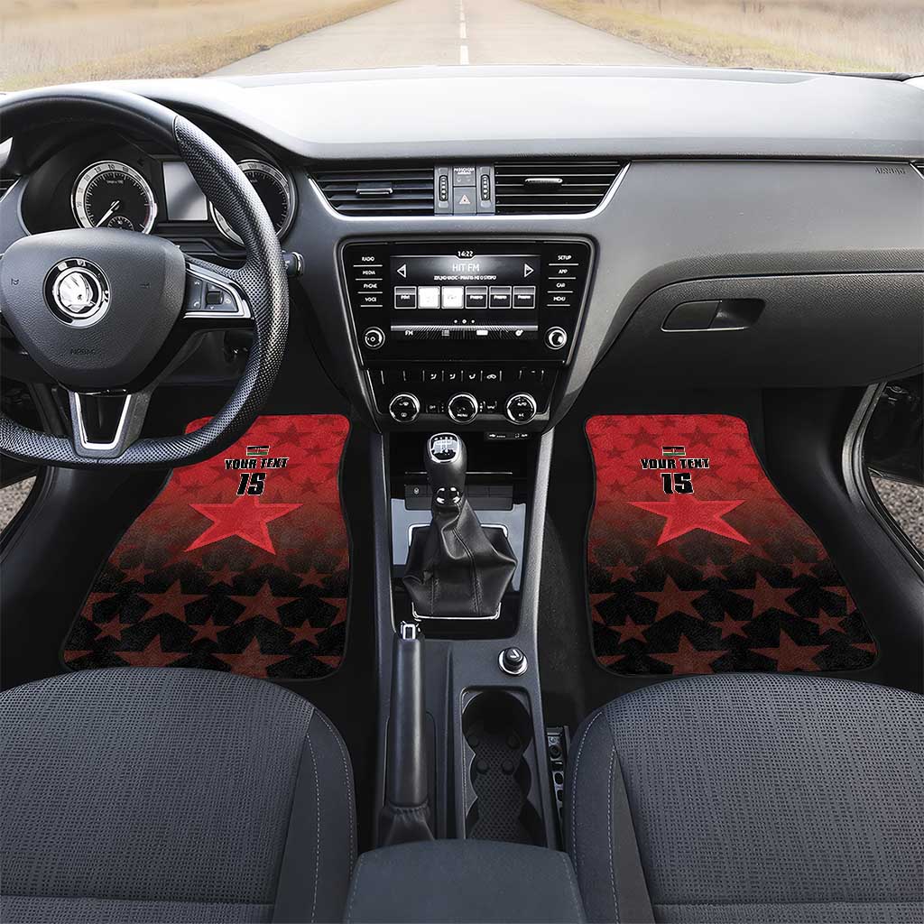 Kenya Football Car Mats Go Harambee Stars - Red Jersey - Wonder Print Shop