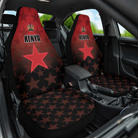 Kenya Football Car Seat Cover Go Harambee Stars - Red Jersey - Wonder Print Shop