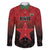 Custom Kenya Football Family Matching Long Sleeve Bodycon Dress and Hawaiian Shirt Go Harambee Stars - Red Jersey - Wonder Print Shop