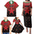 Custom Kenya Football Family Matching Puletasi and Hawaiian Shirt Go Harambee Stars - Red Jersey - Wonder Print Shop