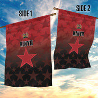 Kenya Football Garden Flag Go Harambee Stars - Red Jersey - Wonder Print Shop