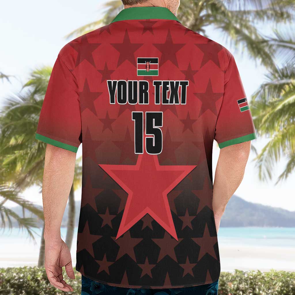 Custom Kenya Football Hawaiian Shirt Go Harambee Stars - Red Jersey - Wonder Print Shop