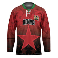 Custom Kenya Football Hockey Jersey Go Harambee Stars - Red Jersey - Wonder Print Shop
