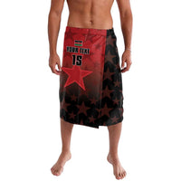 Custom Kenya Football Lavalava Go Harambee Stars - Red Jersey - Wonder Print Shop