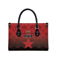 Kenya Football Leather Bag Go Harambee Stars - Red Jersey - Wonder Print Shop