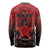 Custom Kenya Football Long Sleeve Shirt Go Harambee Stars - Red Jersey - Wonder Print Shop