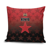 Kenya Football Pillow Cover Go Harambee Stars - Red Jersey - Wonder Print Shop