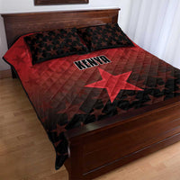 Kenya Football Quilt Bed Set Go Harambee Stars - Red Jersey - Wonder Print Shop