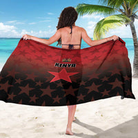 Kenya Football Sarong Go Harambee Stars - Red Jersey - Wonder Print Shop