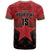 Custom Kenya Football T Shirt Go Harambee Stars - Red Jersey - Wonder Print Shop