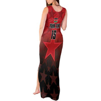 Custom Kenya Football Tank Maxi Dress Go Harambee Stars - Red Jersey - Wonder Print Shop