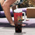 Custom Kenya Football Tumbler With Handle Go Harambee Stars - Red Jersey - Wonder Print Shop
