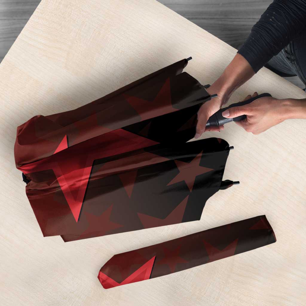 Kenya Football Umbrella Go Harambee Stars - Red Jersey - Wonder Print Shop