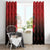 Kenya Football Window Curtain Go Harambee Stars - Red Jersey - Wonder Print Shop