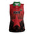 Custom Kenya Football Women Sleeveless Polo Shirt Go Harambee Stars - Red Jersey - Wonder Print Shop