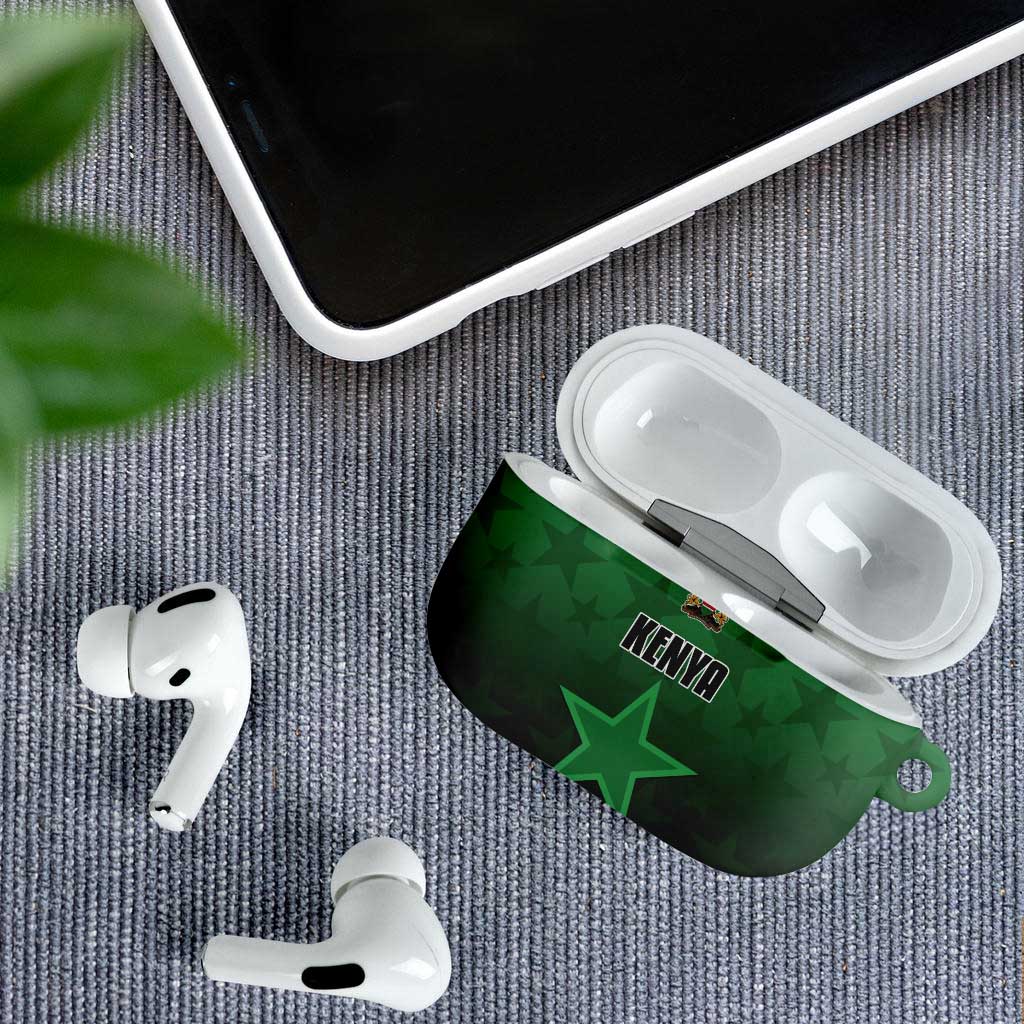 Kenya Football AirPods Case Go Harambee Stars - Green Jersey - Wonder Print Shop