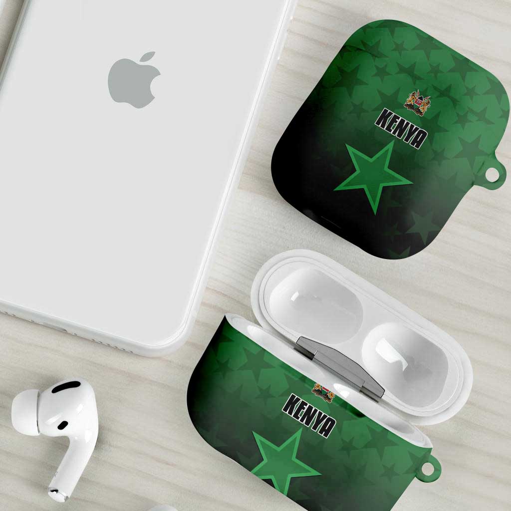 Kenya Football AirPods Case Go Harambee Stars - Green Jersey - Wonder Print Shop