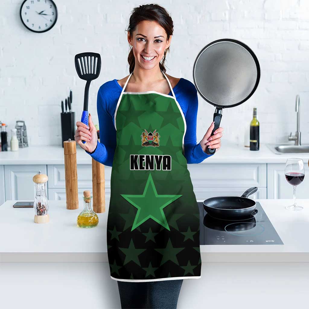 Kenya Football Apron Go Harambee Stars - Green Jersey - Wonder Print Shop