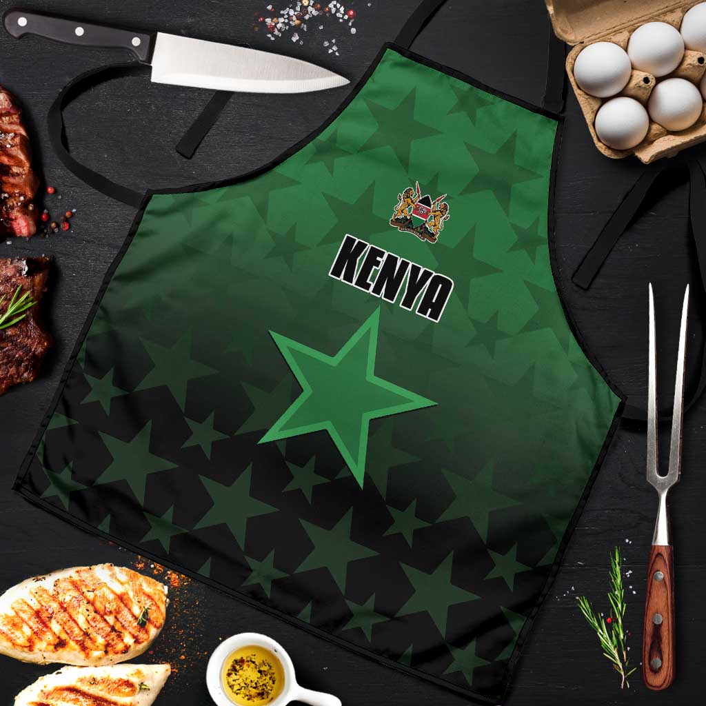 Kenya Football Apron Go Harambee Stars - Green Jersey - Wonder Print Shop