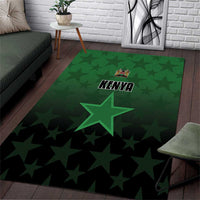Kenya Football Area Rug Go Harambee Stars - Green Jersey - Wonder Print Shop