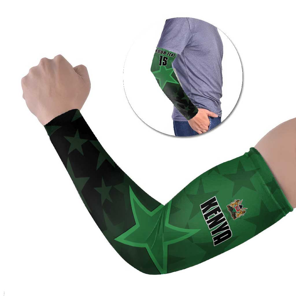 Kenya Football Arm Sleeves Go Harambee Stars - Green Jersey - Wonder Print Shop