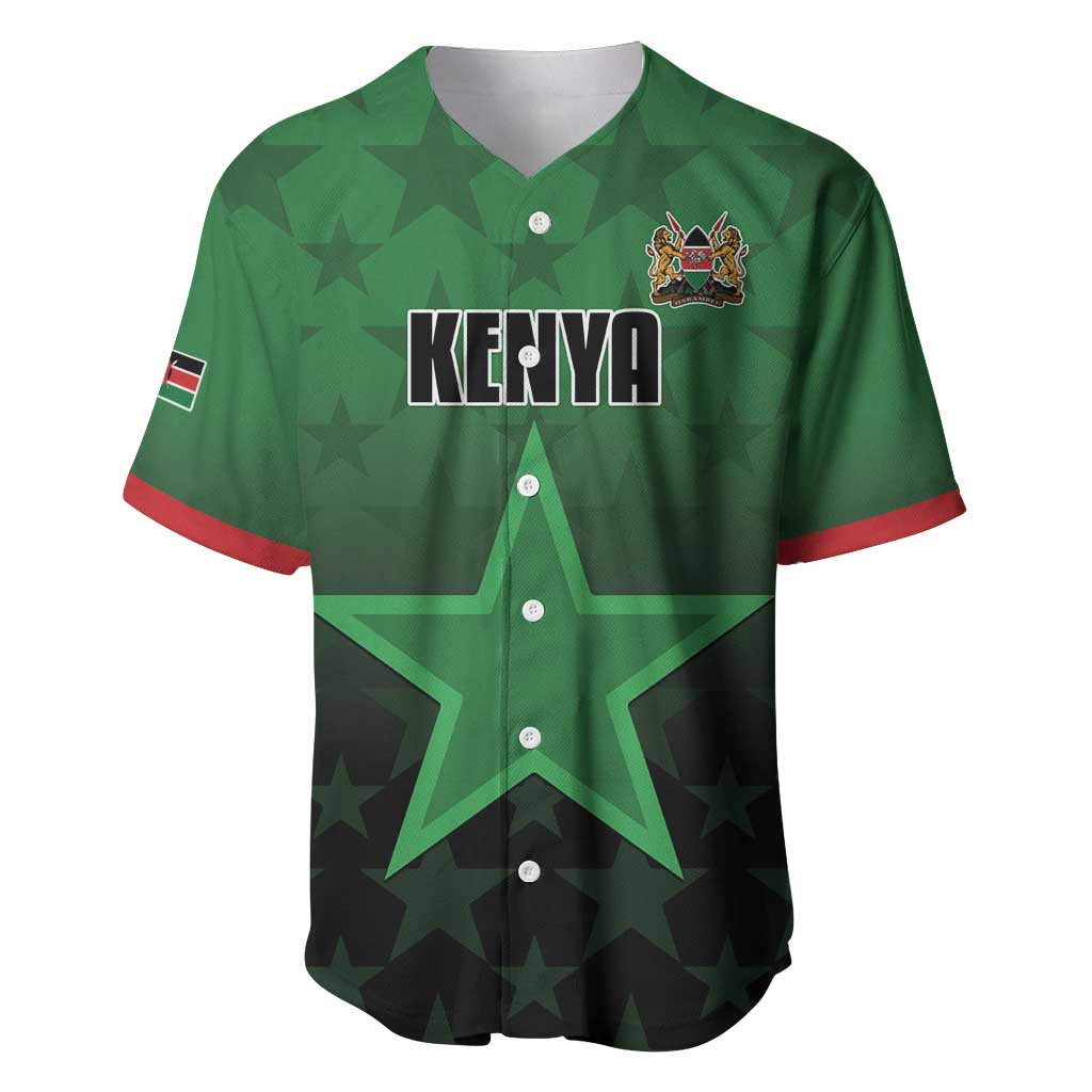 Custom Kenya Football Baseball Jersey Go Harambee Stars - Green Jersey - Wonder Print Shop