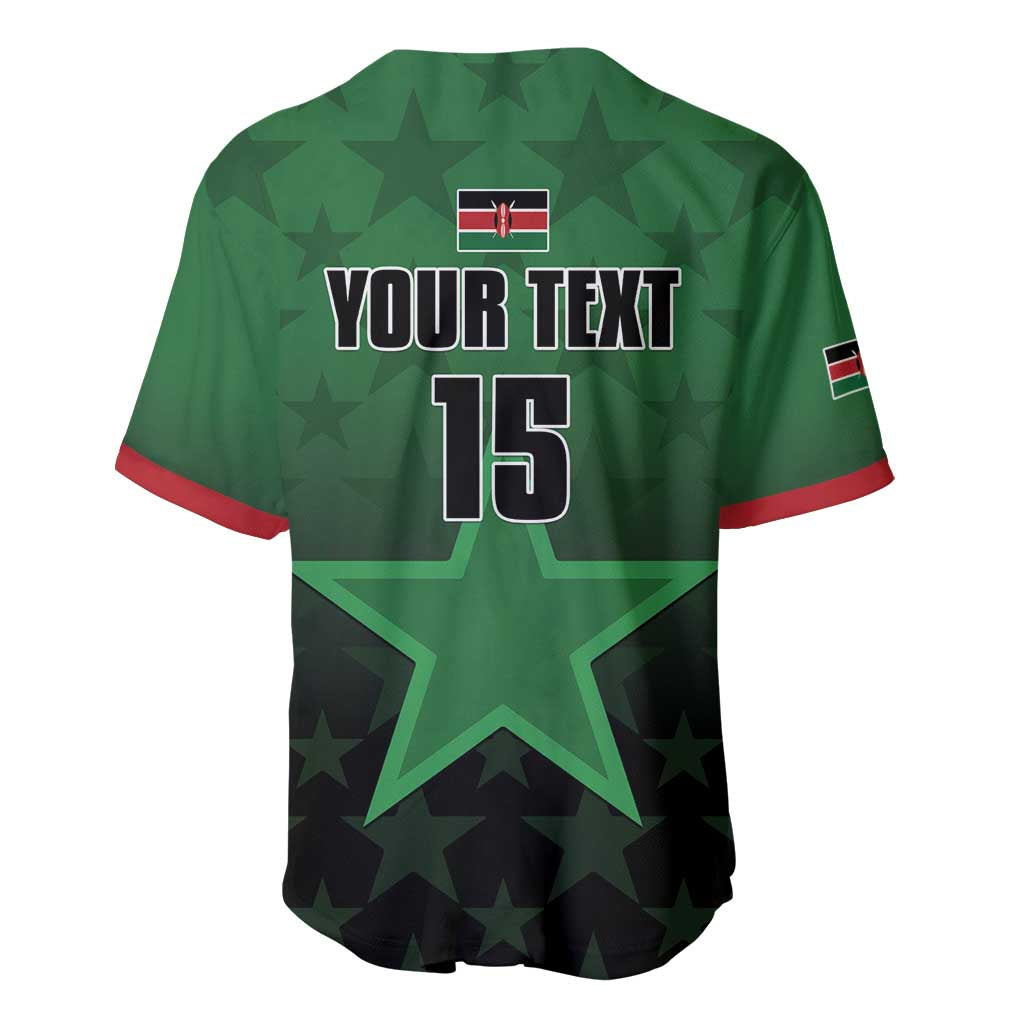 Custom Kenya Football Baseball Jersey Go Harambee Stars - Green Jersey - Wonder Print Shop