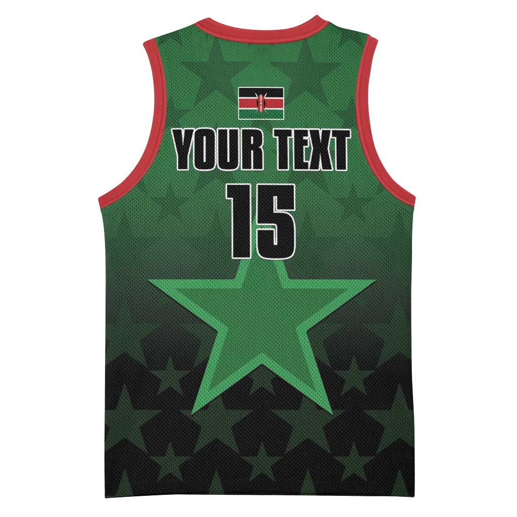 Custom Kenya Football Basketball Jersey Go Harambee Stars - Green Jersey - Wonder Print Shop