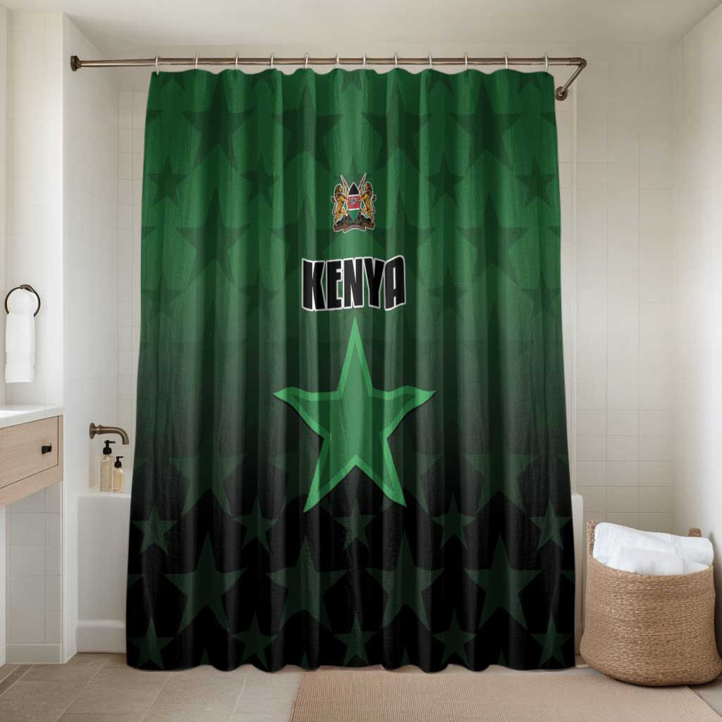 Kenya Football Bathroom Set Go Harambee Stars - Green Jersey - Wonder Print Shop