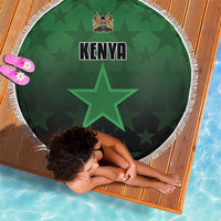 Kenya Football Beach Blanket Go Harambee Stars - Green Jersey - Wonder Print Shop
