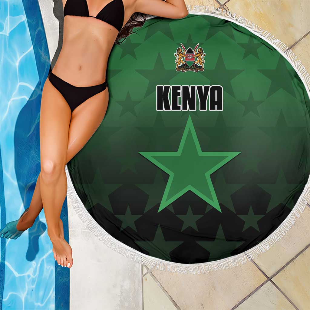 Kenya Football Beach Blanket Go Harambee Stars - Green Jersey - Wonder Print Shop