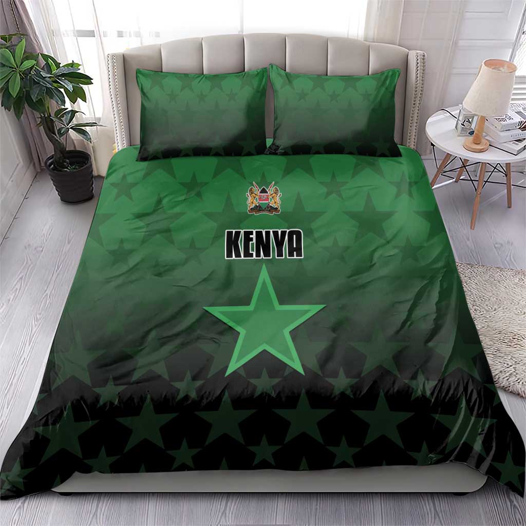 Kenya Football Bedding Set Go Harambee Stars - Green Jersey - Wonder Print Shop