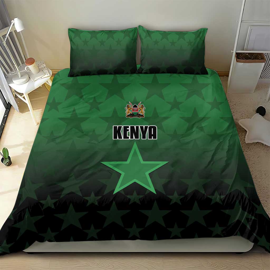 Kenya Football Bedding Set Go Harambee Stars - Green Jersey - Wonder Print Shop