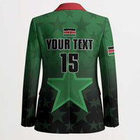Custom Kenya Football Blazer Go Harambee Stars - Green Jersey - Wonder Print Shop