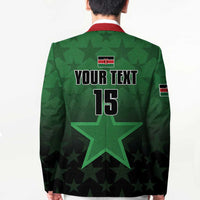 Custom Kenya Football Blazer Go Harambee Stars - Green Jersey - Wonder Print Shop