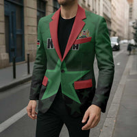 Custom Kenya Football Blazer Go Harambee Stars - Green Jersey - Wonder Print Shop