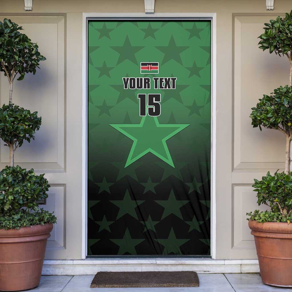 Kenya Football Door Cover Go Harambee Stars - Green Jersey - Wonder Print Shop